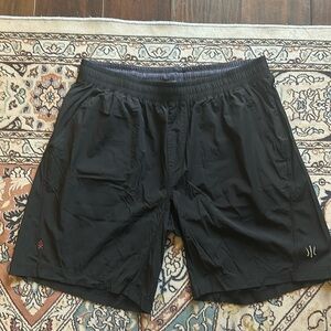 Xl black Rhône unlined short new.